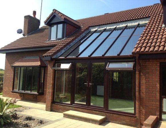 new roof windows and conservatory
